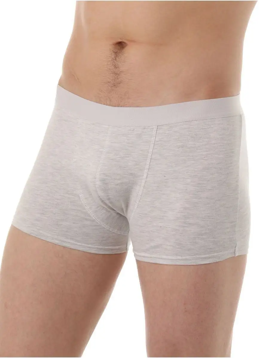 Набор трусов 3 штуки светло-серый/черный/серый