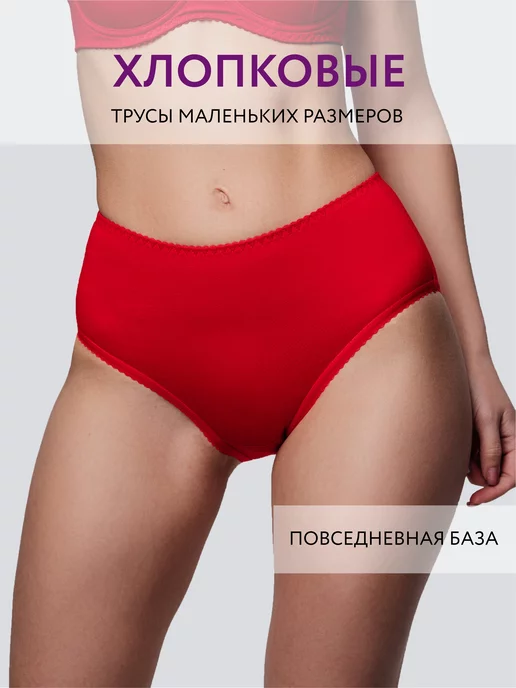 Трусы хлопок слипы базовые повседневные мини