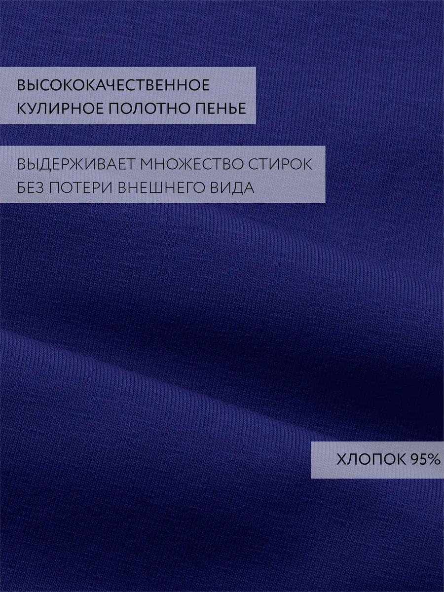 Трусы хлопок слипы базовые повседневные мини синий