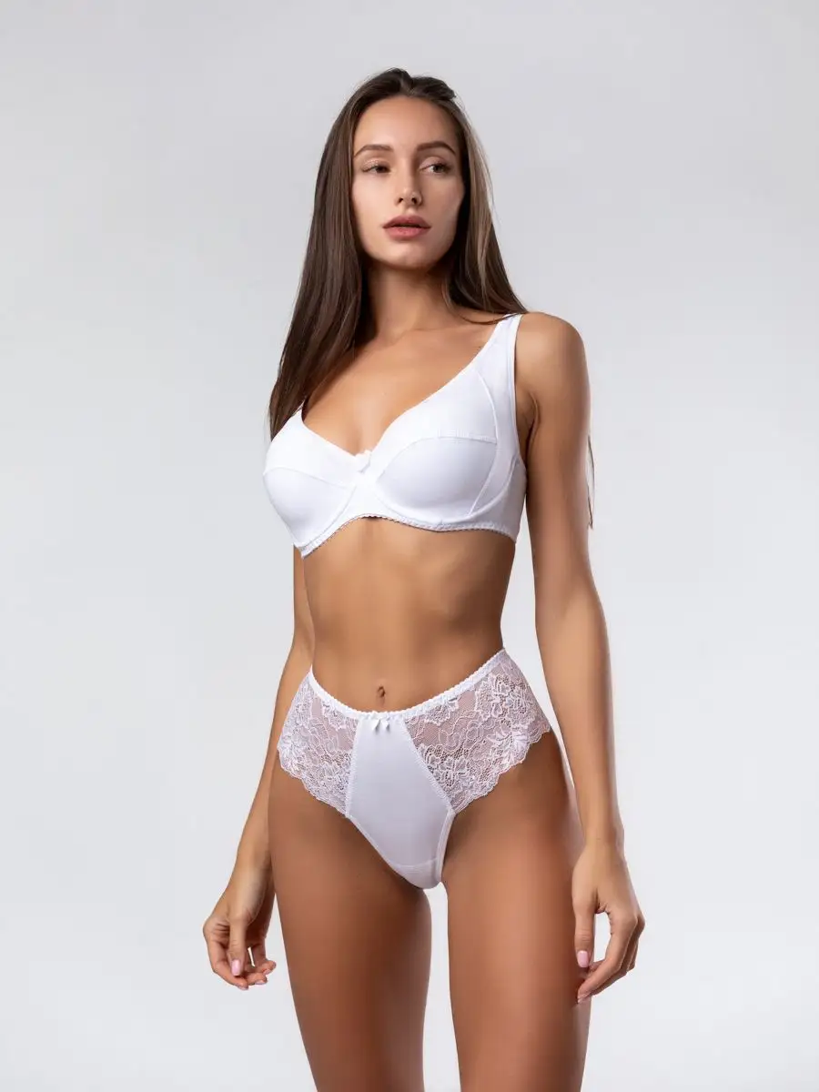 Набор стринги бразильяна комплект бел/бел/бел/бел/бел