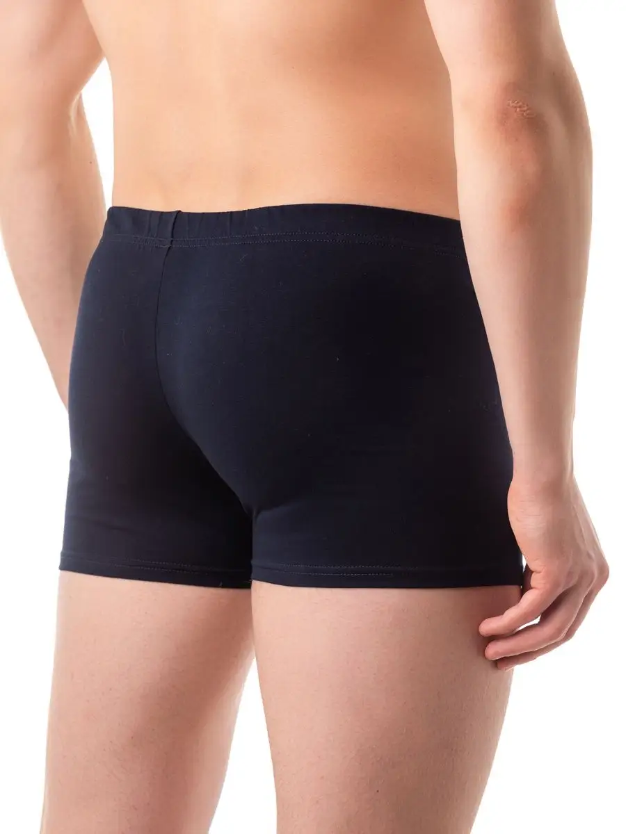 Боксеры хлопковые синий