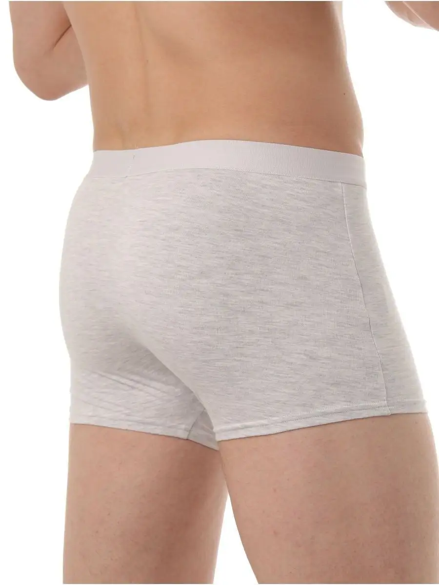 Набор трусов 3 штуки светло-серый/черный/серый