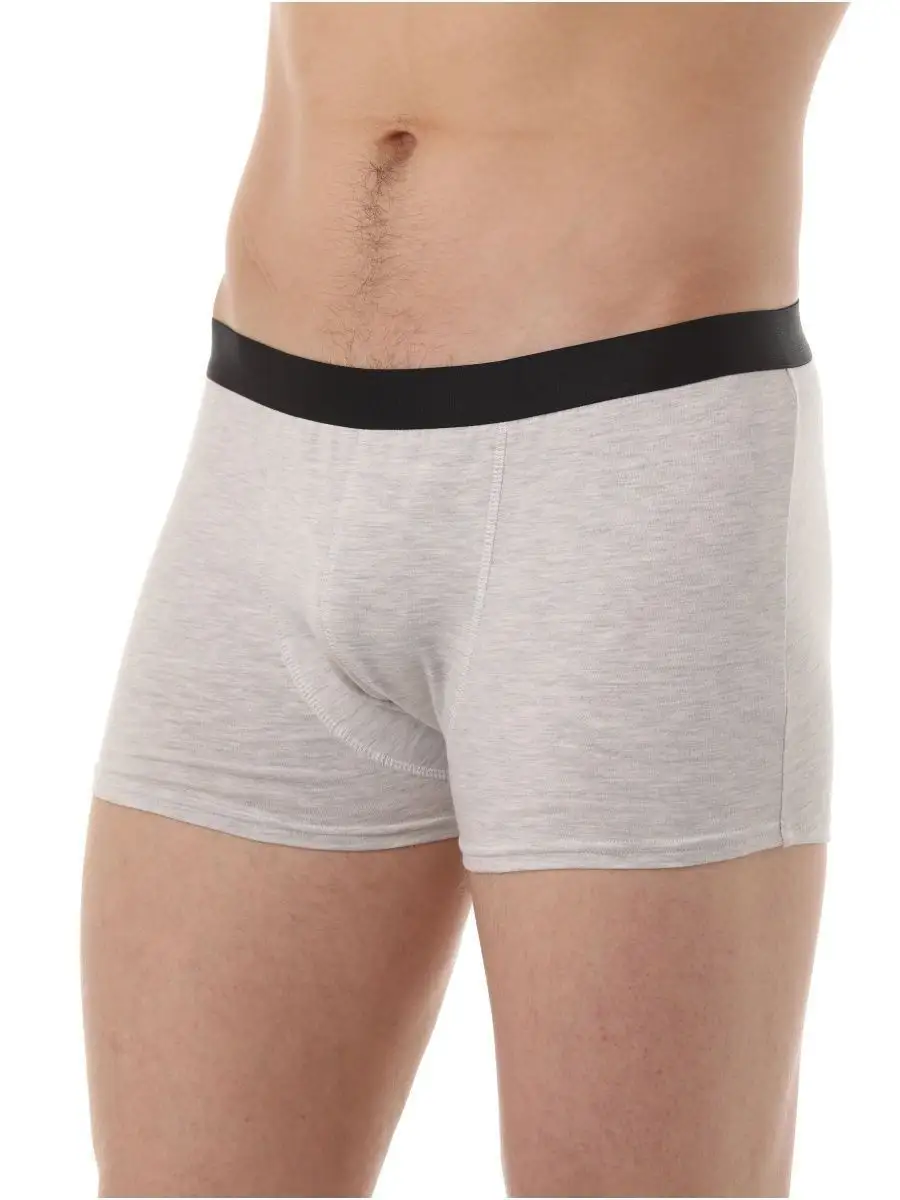 Набор трусов 3 штуки светло-серый/черный/серый