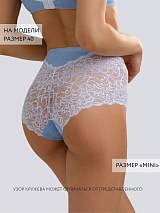  голубоймеланж/белый