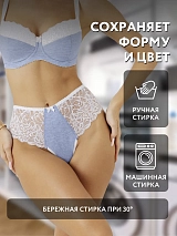  голубоймеланж/белый