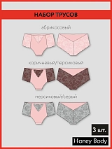  абрикосовый/коричневый/серый