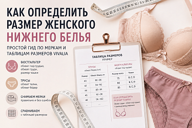 Таблица размеров женского нижнего белья — как определить размер