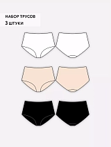  черный/белый/бежевый