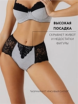  серыймеланж/черный