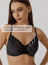  темно-серыймеланж/черный